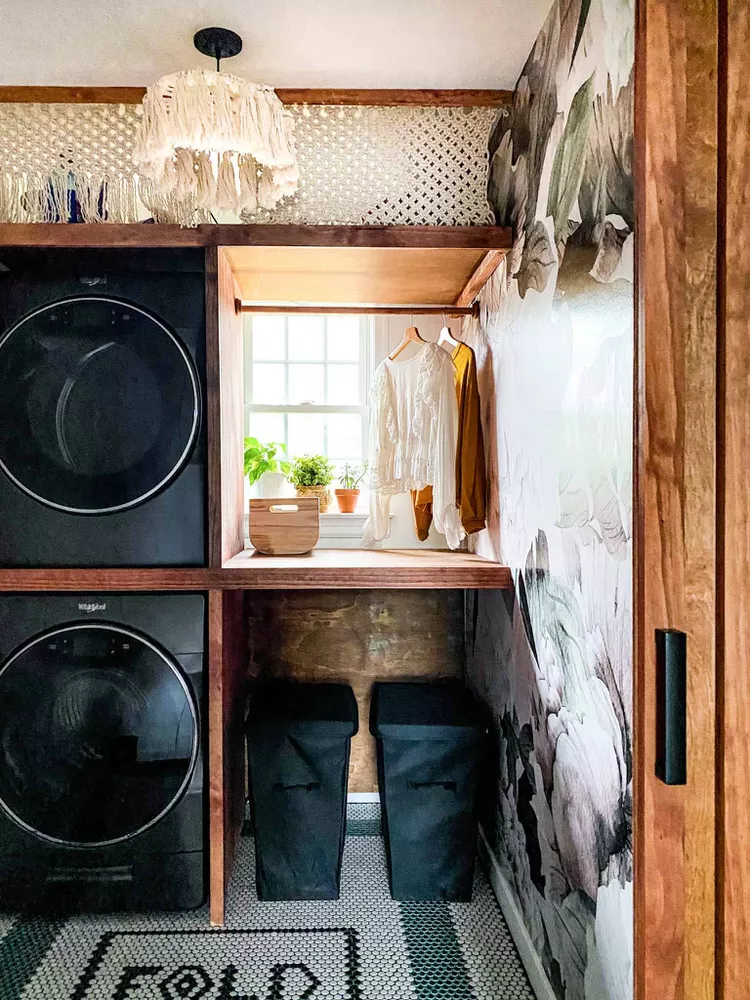 Built-In Hamper Ideas for Concealing Laundry Where It Collects